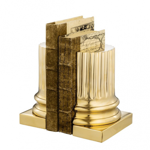 Набор Eichholtz Pillar держателей для книг латунных, 2 шт. на VALLES.TOP