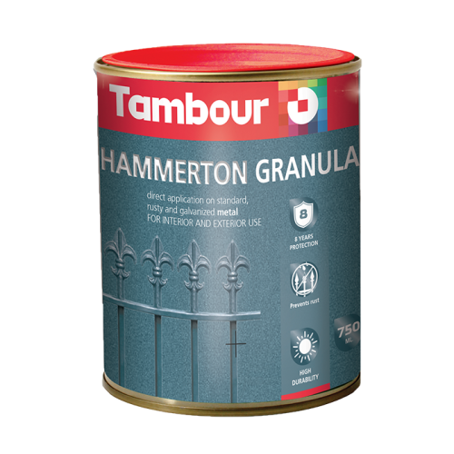 Грунт-эмаль Tambour Hammerton глянцевая, антикоррозионная на VALLES.TOP