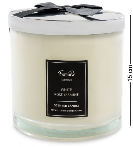 Свеча Fumare Цветение апельсина, в стекле с крышкой, 15 см на VALLES.TOP