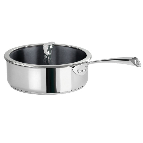 Крышка CRISTEL Casteline fixed handle плоская, с ручкой из нержавеющей стали, диаметр 16 см на VALLES.TOP