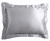 Белье Gingerlily Silver grey постельное, шелковое, евро на VALLES.TOP