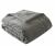 Покрывало Blanc des Vosges Byzance Anthracite серое, бархат на VALLES.TOP