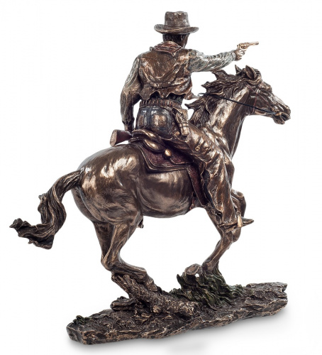 Статуэтка Veronese Ковбой на коне WS-437 на VALLES.TOP
