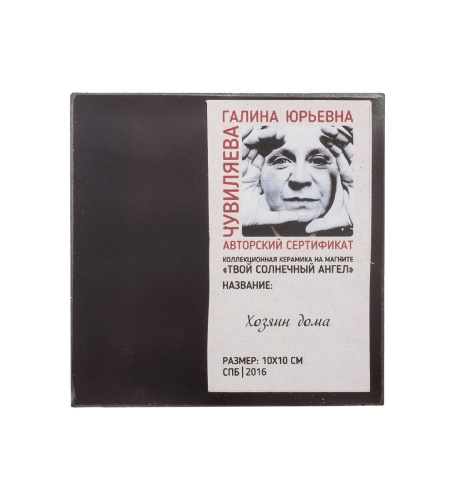 ANG- 98 Магнит "Хозяин дома" 10х10 на VALLES.TOP