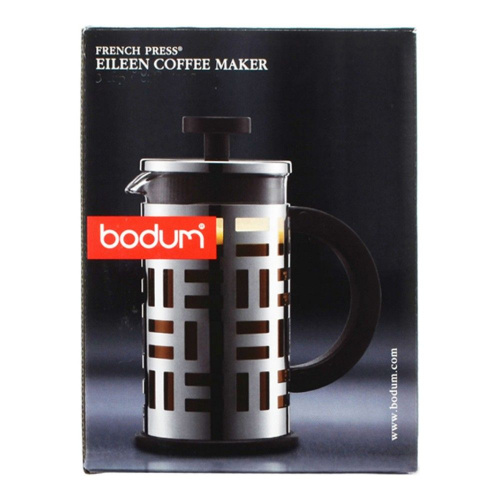 Кофейник френч-пресс Bodum Eileen хром 1 л на VALLES.TOP