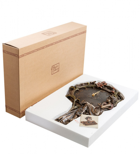 Панно-часы Veronese Девушка и лилии WS-941 на VALLES.TOP