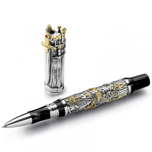 Ручка-роллер Montegrappa Game of thrones Iron throne silver на VALLES.TOP