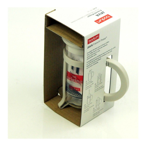 Френч-пресс Bodum Java белый, 0,35 л на VALLES.TOP