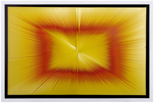 Панно Mart Gallery Иллюзия желто-красная на VALLES.TOP