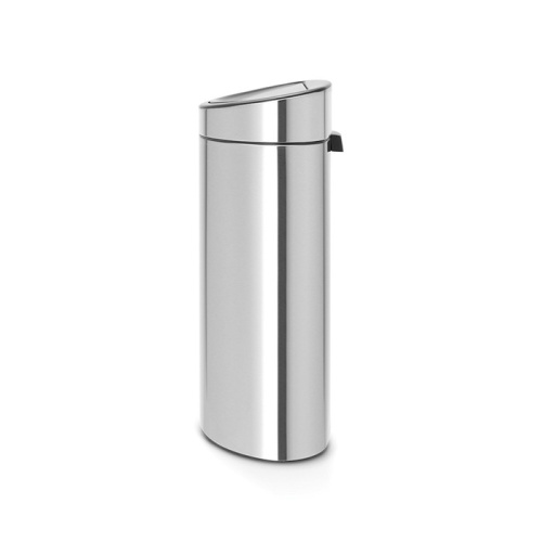 Бак Brabantia Touch Bin New мусорный, двухсекционный, стальной матовый, FPP, 10/23 л на VALLES.TOP