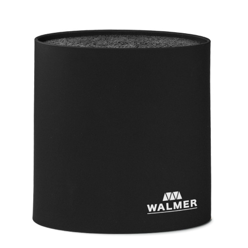 Подставка Walmer для ножей овальная, черная на VALLES.TOP