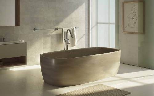 Ванна Viva Lusso Coletta Sandstone каменная, отдельностоящая, песочная на VALLES.TOP