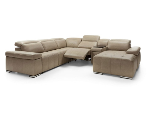 Диван Gala Collezione Domo угловой, модульный в коже на VALLES.TOP