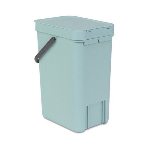 Ведро Brabantia Sort & Go мусорное, встраиваемое, мятное, 12 л на VALLES.TOP
