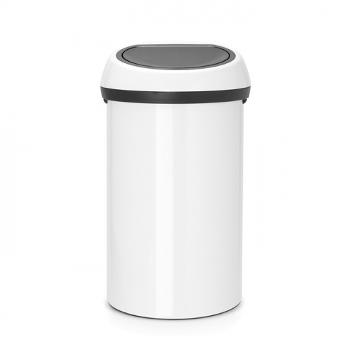 Бак Brabantia Touch Bin New мусорный, белый, 60 л на VALLES.TOP