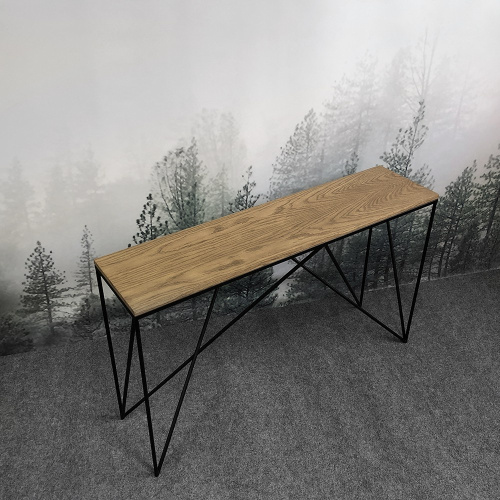 Консоль Intelligent Design Monaco black темный дуб на VALLES.TOP