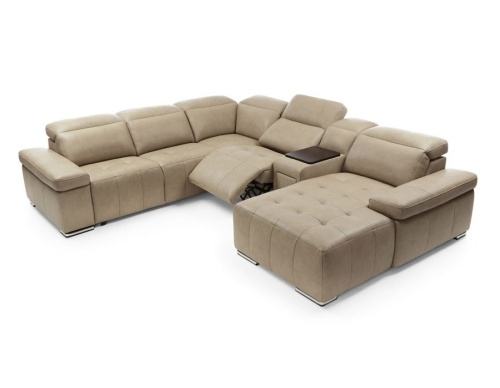 Диван Gala Collezione Domo угловой, модульный в коже на VALLES.TOP