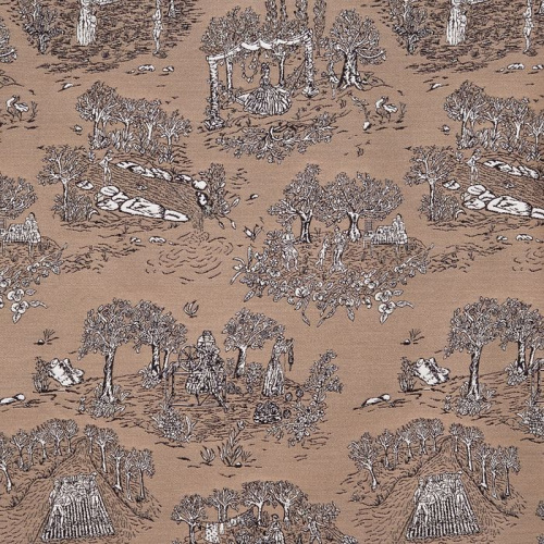 Ткань Galleria Arben Exclusive GALANTES TAUPE_KE на VALLES.TOP