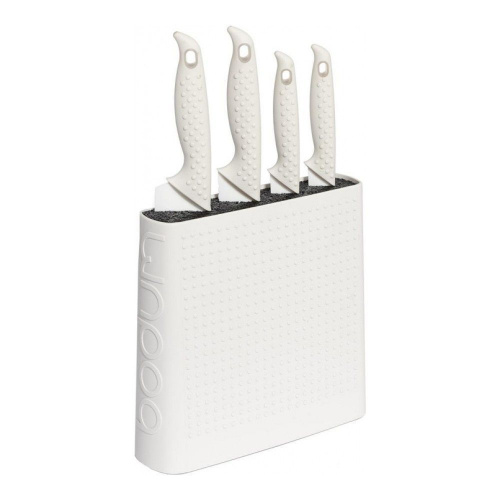 Подставка для ножей BODUM Bistro, цвет белый на VALLES.TOP