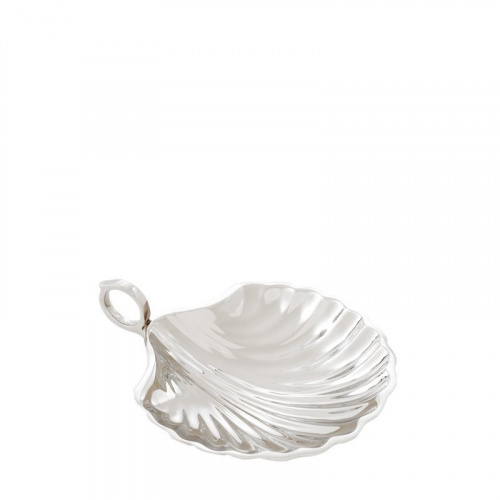 Икорница Eichholtz Shell S серебристая на VALLES.TOP