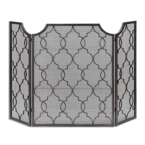 Экран Uttermost Charlie каминный на VALLES.TOP