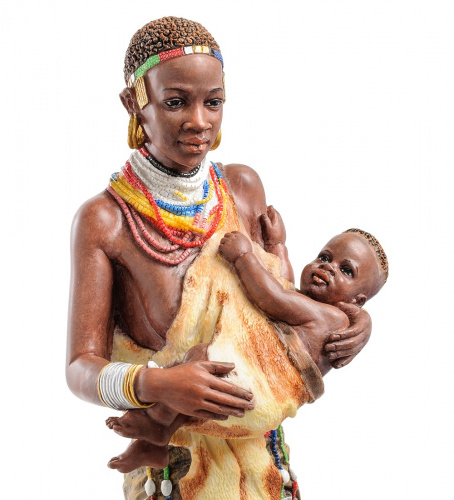 Статуэтка Veronese Африканка с детьми WS-728 на VALLES.TOP