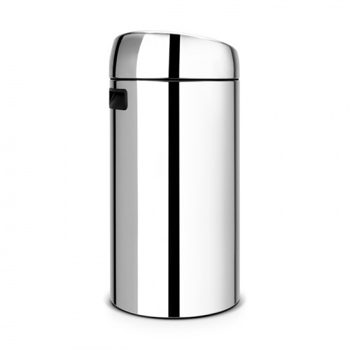 Бак Brabantia Touch Bin New мусорный, стальной полированный, 45 л на VALLES.TOP