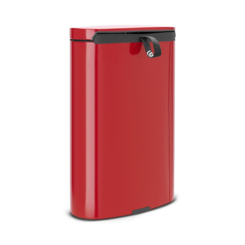 Бак Brabantia FlatBack+ мусорный, пламенно-красный, 40 л на VALLES.TOP