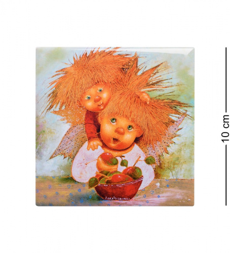 ANG-154 Магнит "Ангелы Хранители дружбы" 10х10 на VALLES.TOP