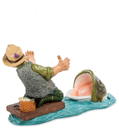 Подставка The Comical World of Stratford Рыбак RV-431 под бутылку на VALLES.TOP