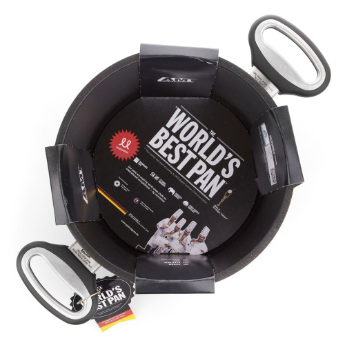 Кастрюля AMT Gastroguss Frying Pans с двумя ручками, для индукционных плит на VALLES.TOP