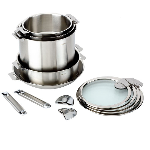 Сотейник CRISTEL Strate removable handle без ручек, диаметр 28 см, 5,3 л на VALLES.TOP