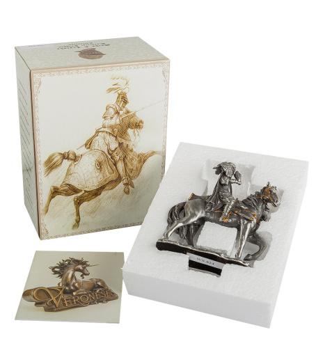 Статуэтка Veronese Охотник-воин с соколом WS-824 на VALLES.TOP