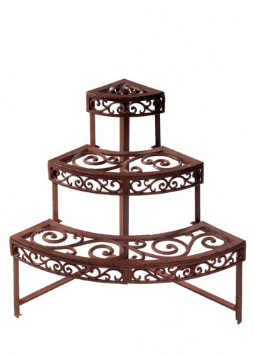 Этажерка Esschert Design чугунная, угловая на VALLES.TOP