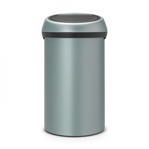 Бак Brabantia Touch Bin мусорный, мятный металлик, 60 л на VALLES.TOP