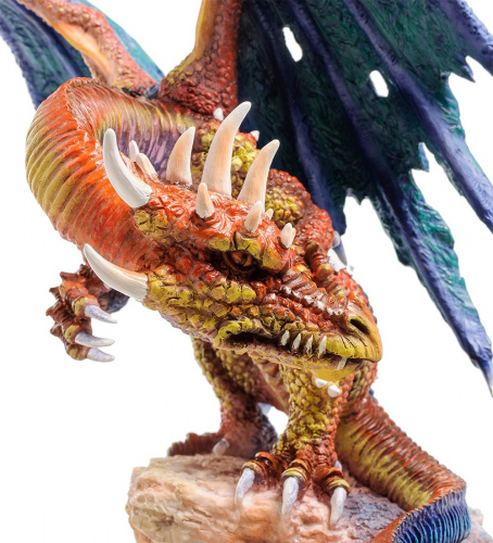 Статуэтка Veronese Дракон и воин - храбрость неуместна WS-267 на VALLES.TOP