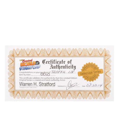 Статуэтка The Comical World of Stratford Полицейский Ну настоящий полковник... STD-05 на VALLES.TOP