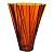 Ваза Kartell Shanghai янтарная на VALLES.TOP
