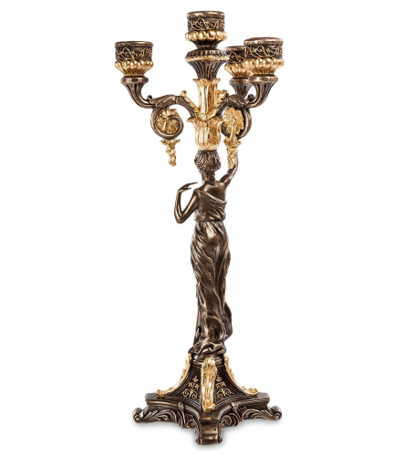 Канделябр Veronese Девушка WS-690/2 в древнеримском стиле на VALLES.TOP