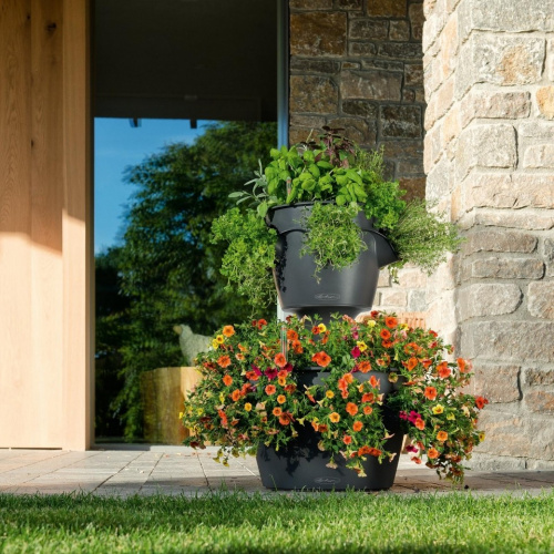 Кашпо Lechuza Cascada + Cascadino колонна на VALLES.TOP