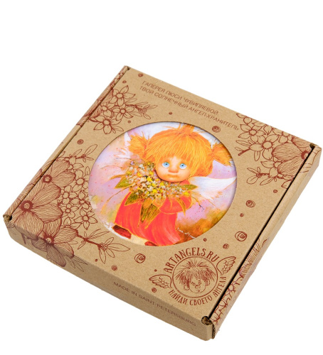 ANG-446 Магнит "Ангел хорошего настроения" 10х10 на VALLES.TOP