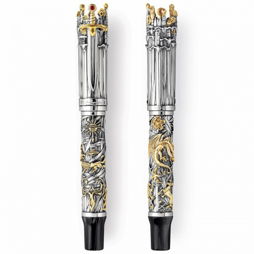 Ручка-роллер Montegrappa Game of thrones Iron throne silver на VALLES.TOP