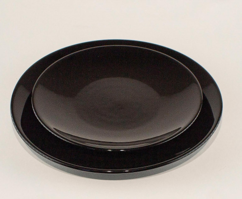 Тарелка Value Ceramic десертная черная 219 мм на VALLES.TOP