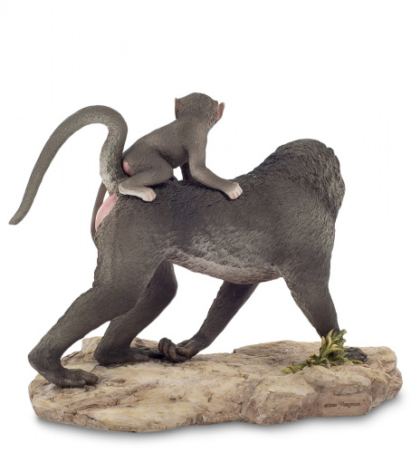 Статуэтка Veronese Бабуин с детенышем WS-710 на VALLES.TOP