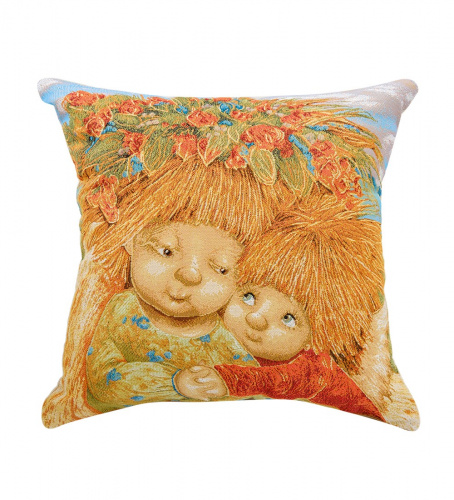 Наволочка Artangels Мамино сердце, гобеленовая, 30х30 см на VALLES.TOP