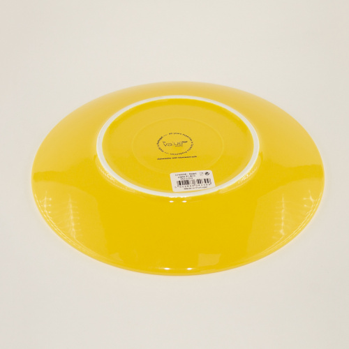 Тарелка Value Ceramic десертная желтая 219 мм на VALLES.TOP