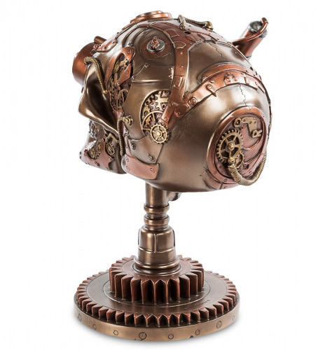 Статуэтка Veronese Череп WS-388 в стиле Стимпанк на VALLES.TOP