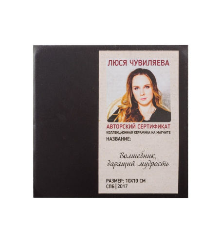 ANG- 96 Магнит "Волшебник, дарящий мудрость" 10х10 на VALLES.TOP