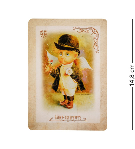 ANG-441 Открытка-ретро "Маленький джентельмен" 15х10,5 на VALLES.TOP