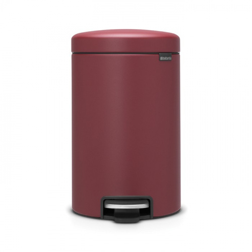 Бак Brabantia newicon мусорный, минерально-бордовый, 12 л на VALLES.TOP